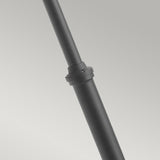 Norlys Lund 1 Light Lamp Post Black