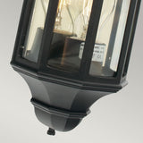 Norlys Malaga Mini 1 Light Mini Wall Lantern - Black