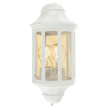 Norlys Malaga Mini 1 Light Mini Wall Lantern - White