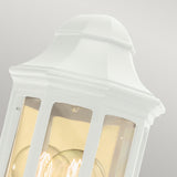 Norlys Malaga Mini 1 Light Mini Wall Lantern - White