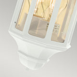 Norlys Malaga Mini 1 Light Mini Wall Lantern - White