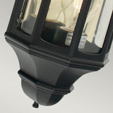 Norlys Malaga 1 Light Wall Lantern - Black
