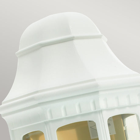 Norlys Malaga 1 Light Wall Lantern - White