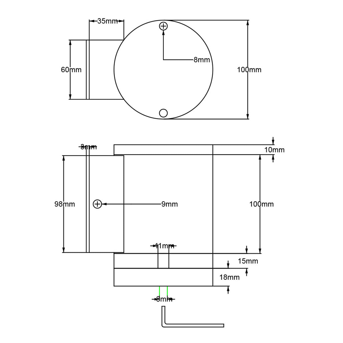 Elstead Magnus 1 Light Wall Light