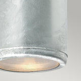 Norlys Mandal 1 Light Down Wall Light Galvanised