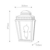 Elstead Mansion House 1 Light Wall Lantern Verdigris