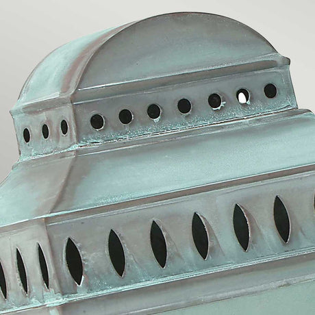 Elstead Mansion House 1 Light Wall Lantern Verdigris