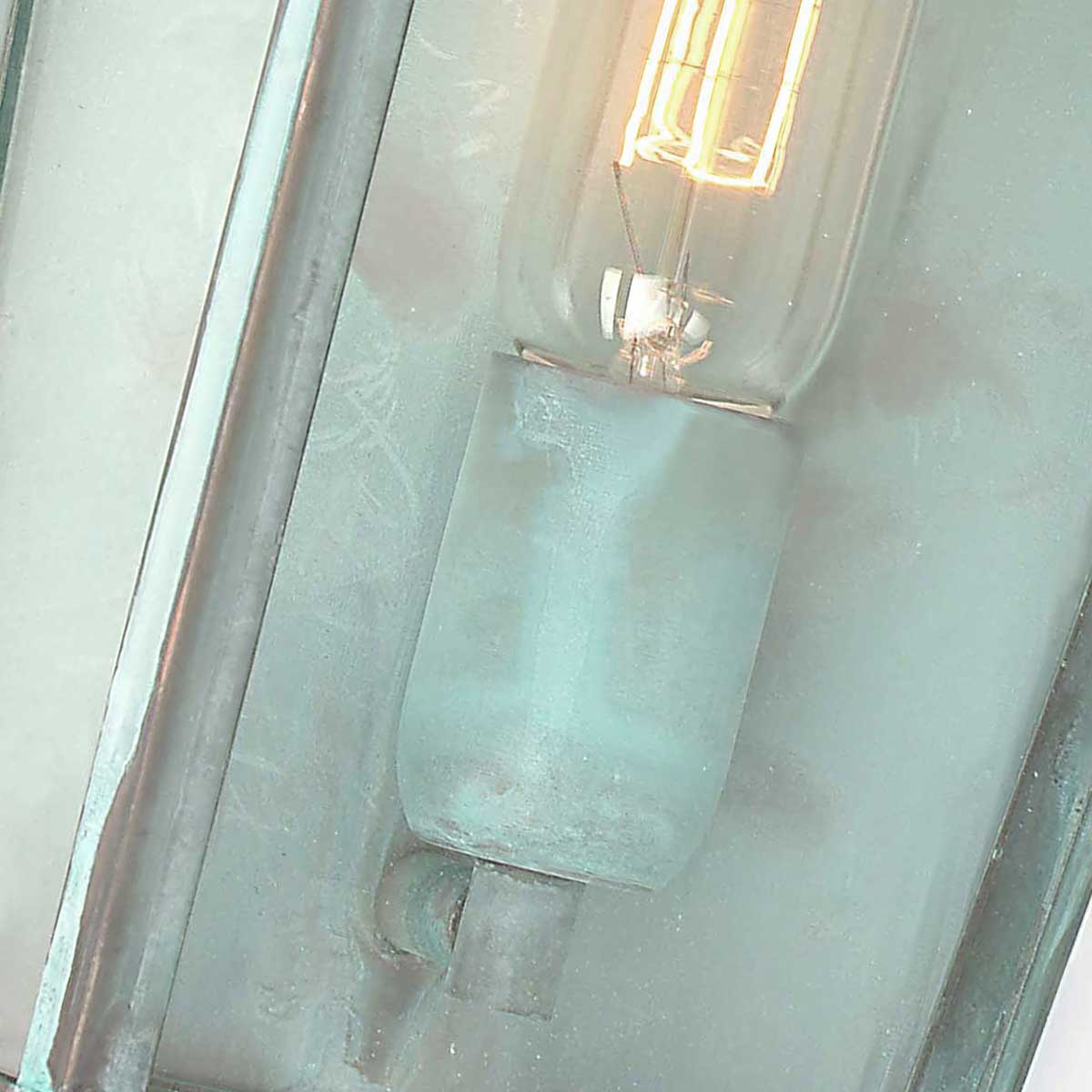 Elstead Mansion House 1 Light Wall Lantern Verdigris