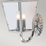 Elstead Mansion House 3 Light Wall Lantern Silver
