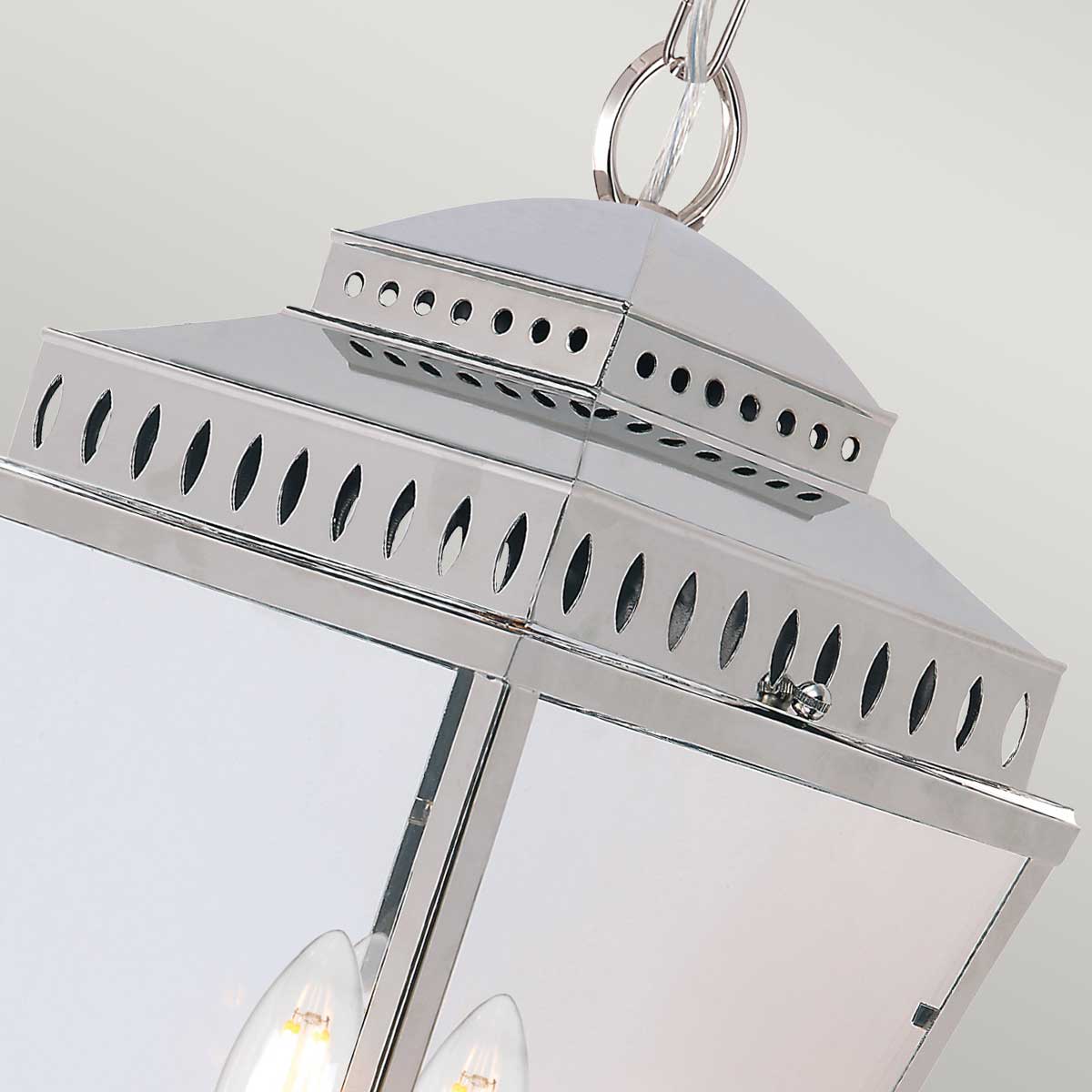 Elstead Mansion House 3 Light Chain Lantern Silver