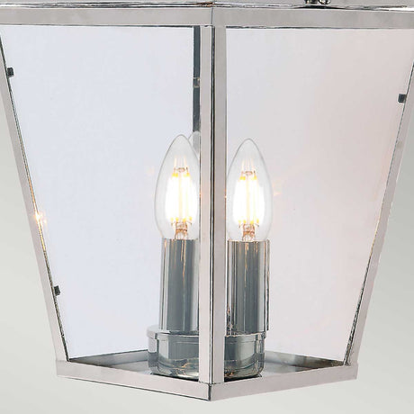 Elstead Mansion House 3 Light Chain Lantern Silver