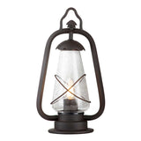 Elstead Miners 1 Light Pedestal Lantern