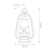 Elstead Miners 1 Light Pedestal Lantern