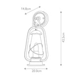 Elstead Miners 1 Light Wall Lantern