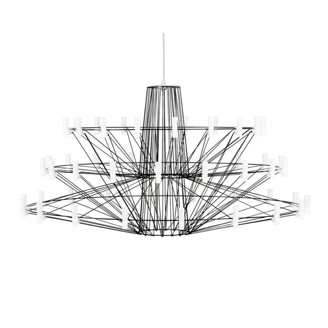 Moooi Coppelia Suspended Chandelier Large Satin Black –  from Amos Lighting + Home