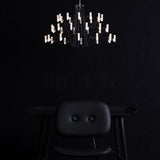 Moooi Coppelia Suspended Chandelier Large Satin Black –  from Amos Lighting + Home