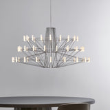 Moooi Coppelia Suspended Chandelier Small Chrome –  from Amos Lighting + Home