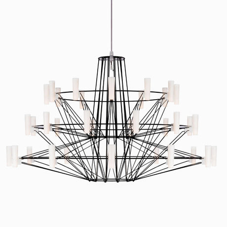 Moooi Coppelia Suspended Chandelier Small Satin Black –  from Amos Lighting + Home