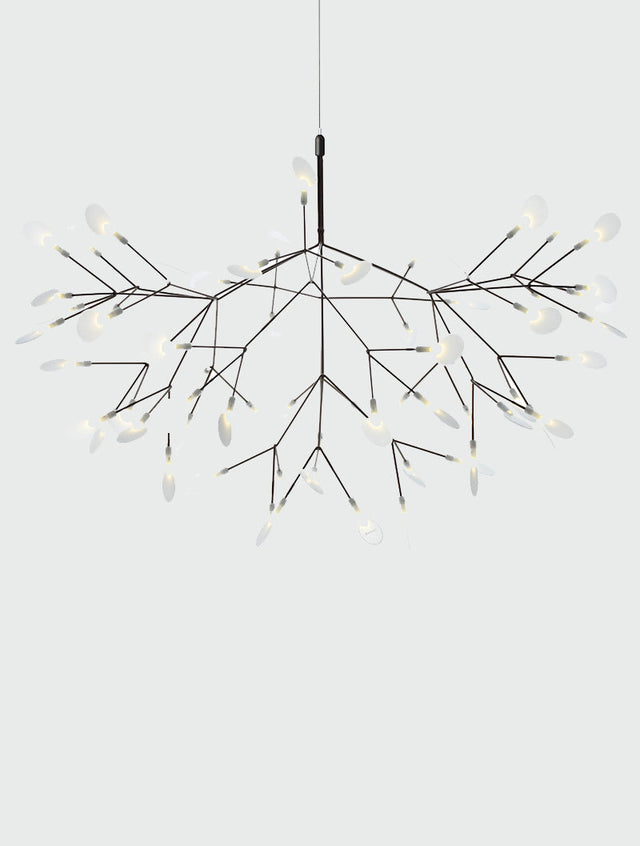 Moooi Heracleum III Large Nickel Chandelier –  from Amos Lighting + Home