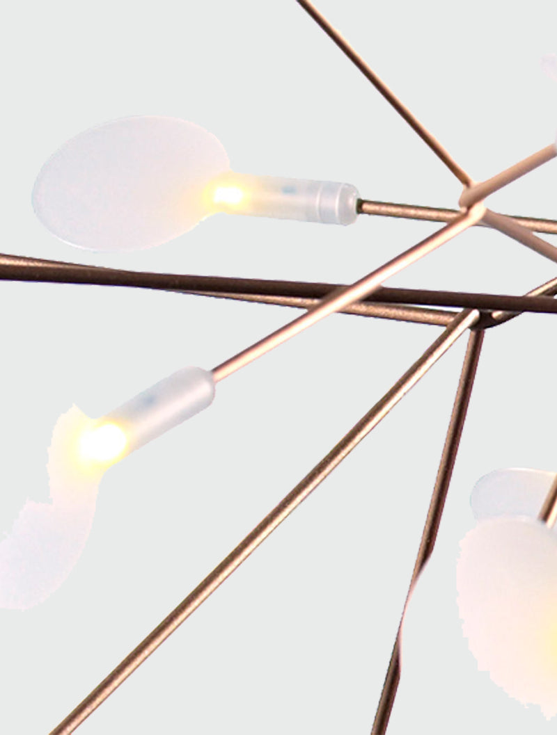 Moooi Heracleum III Small Copper Chandelier –  from Amos Lighting + Home