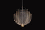 Moooi Meshmatics Gold Chandelier Large –  from Amos Lighting + Home