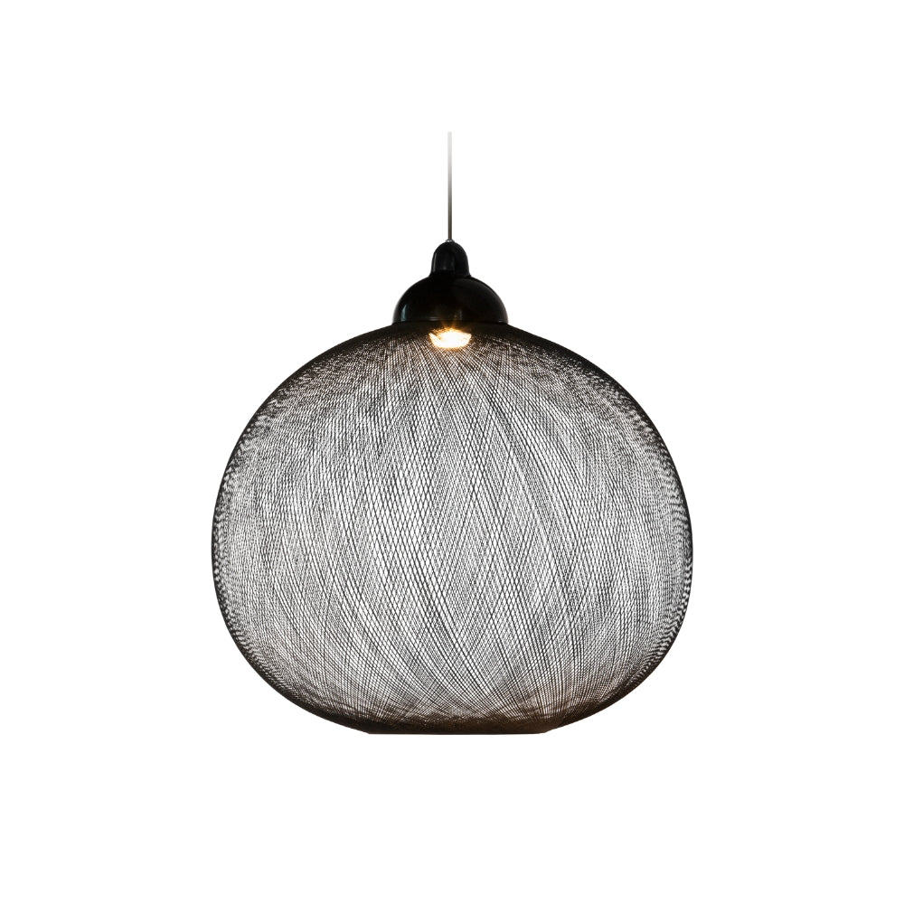 Moooi Non Random Pendant D48 Black Chandelier | Fibreglass Design