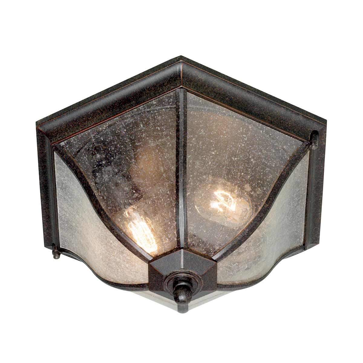 Elstead New England 2 Light Flush Lantern Medium