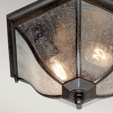 Elstead New England 2 Light Flush Lantern Medium