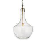 Nkuku Agatarla Recycled Clear Glass Pendant Large –  from Amos Lighting + Home