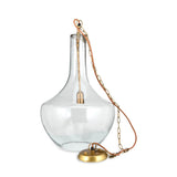 Nkuku Agatarla Recycled Clear Glass Pendant Large –  from Amos Lighting + Home