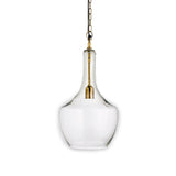 Nkuku Agatarla Recycled Clear Glass Pendant Small –  from Amos Lighting + Home