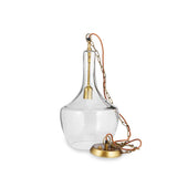 Nkuku Agatarla Recycled Clear Glass Pendant Small –  from Amos Lighting + Home