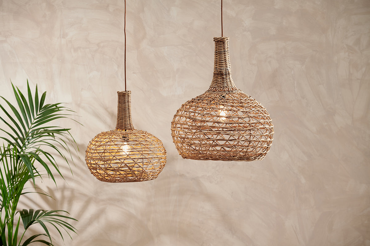 Nkuku Beru Natural Rattan Lampshade Large –  from Amos Lighting + Home