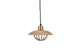 Nkuku Chakai Wood & Metal Small Pendant –  from Amos Lighting + Home