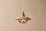 Nkuku Chakai Wood & Metal Small Pendant –  from Amos Lighting + Home