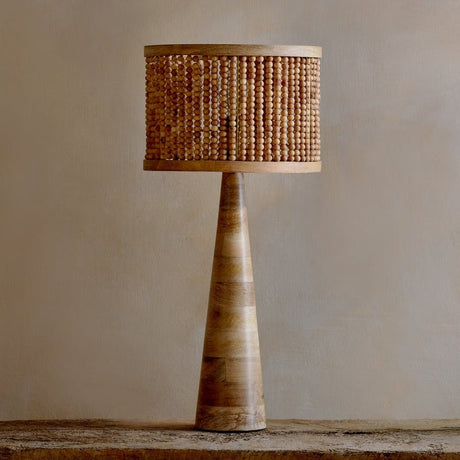 Nkuku Chameli Mango Wood Table Lamp –  from Amos Lighting + Home