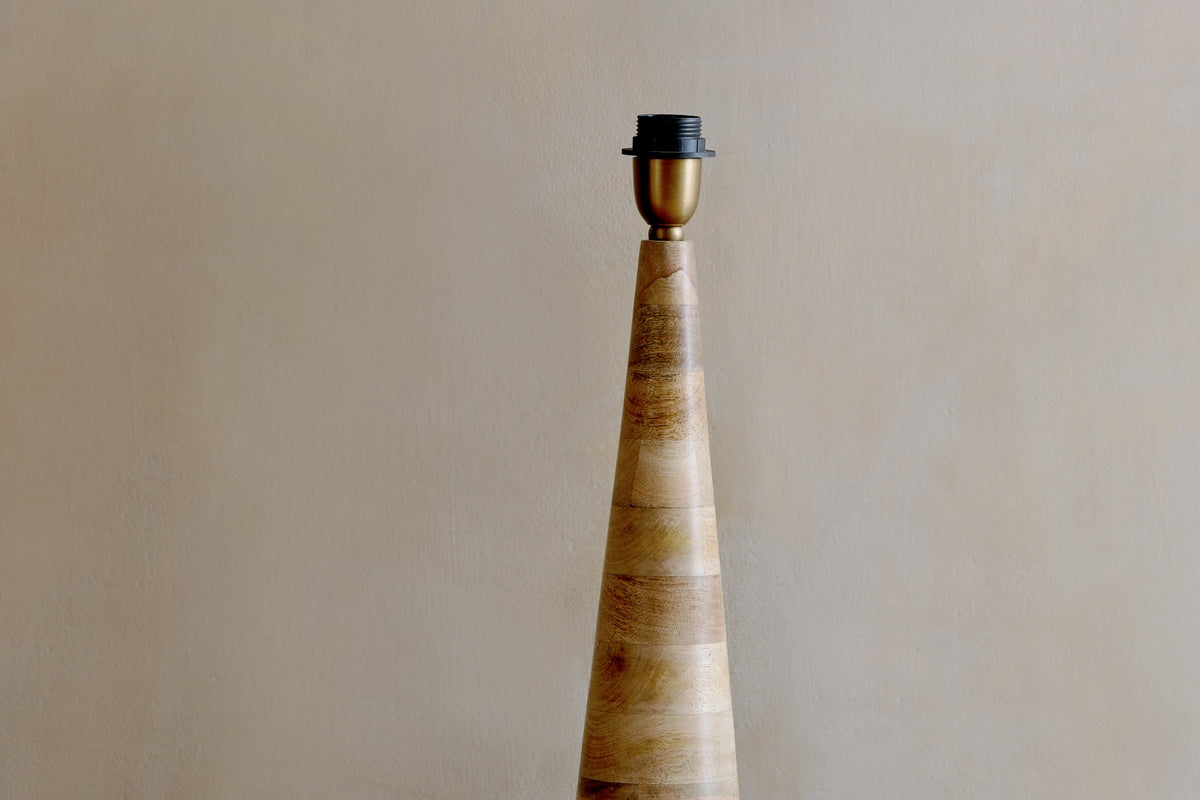 Nkuku Chameli Mango Wood Table Lamp –  from Amos Lighting + Home