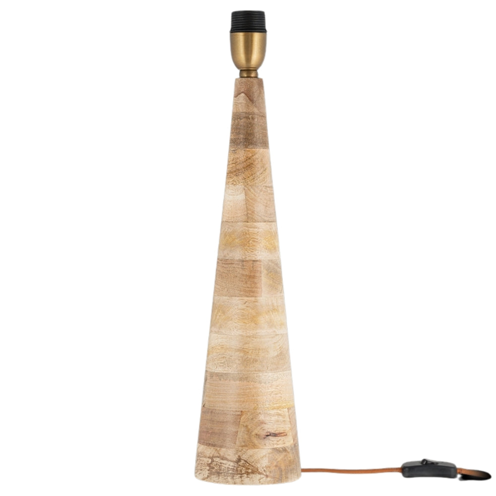 Nkuku Chameli Mango Wood Table Lamp –  from Amos Lighting + Home