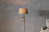 Nkuku Chintala Iron Floor Lamp Antique Brass –  from Amos Lighting + Home