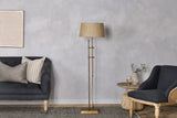 Nkuku Chintala Iron Floor Lamp Antique Brass –  from Amos Lighting + Home