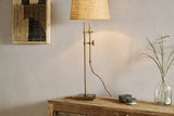 Nkuku Chintala Iron Table Lamp Antique Brass –  from Amos Lighting + Home