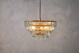 Nkuku Kagitha Recycled Glass Statement Chandelier –  from Amos Lighting + Home