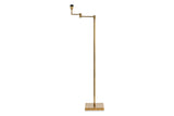 Nkuku Kara Iron Swing Arm Adjustable Floor Lamp Brass –  from Amos Lighting + Home