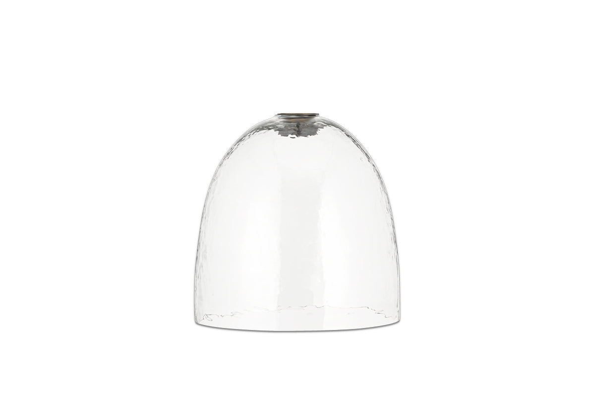 Nkuku Malikka Easy Fit Recycled Glass Shade Clear –  from Amos Lighting + Home