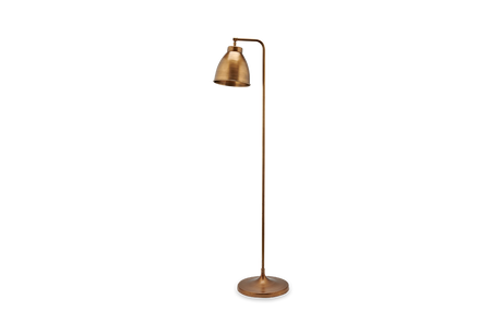 Nkuku Muturi Floor Lamp Antique Brass –  from Amos Lighting + Home