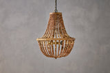 Nkuku Neela Natural Mango Wood Pendant –  from Amos Lighting + Home