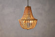 Nkuku Neela Natural Mango Wood Pendant –  from Amos Lighting + Home