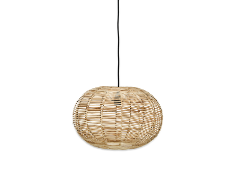 Nkuku Noko Natural Wicker Round Small Pendant –  from Amos Lighting + Home