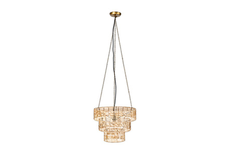 Nkuku Noko Rattan Chendelier –  from Amos Lighting + Home