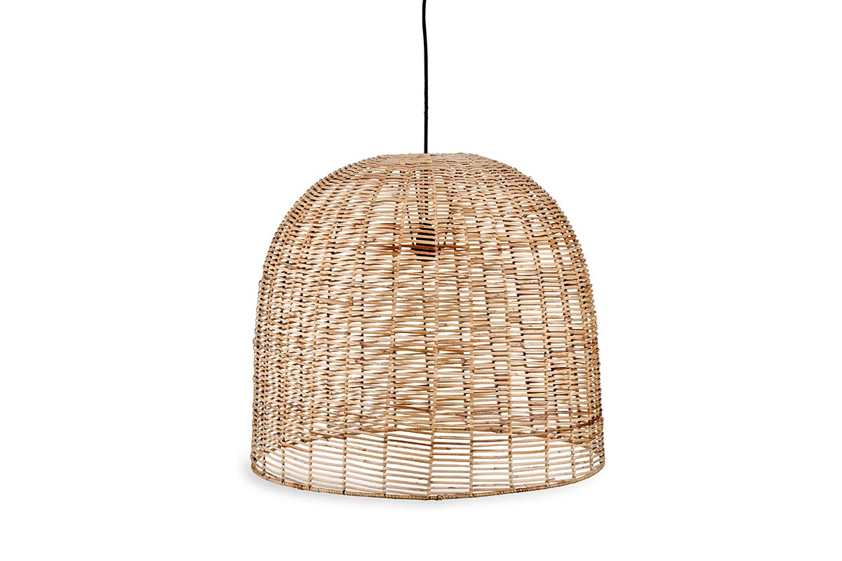 Nkuku Noko Wicker Dome Pendant Large –  from Amos Lighting + Home